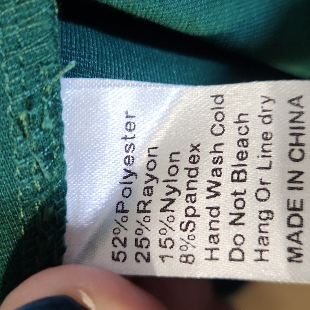 Windsor SZ XL Emerald Green Dress - Picture 5 of 6